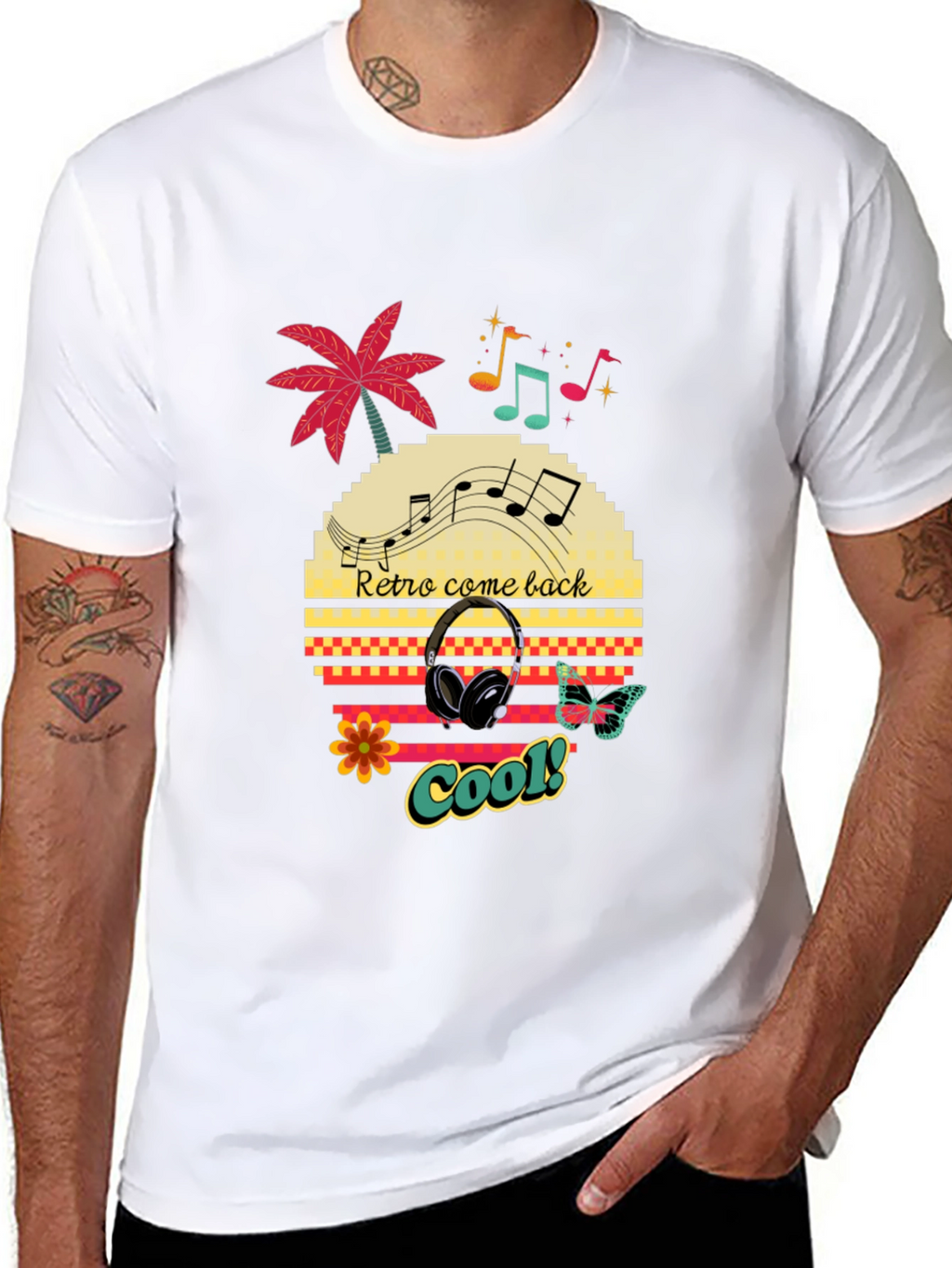 Retro Comeback Graphic T-Shirt - Cool Design