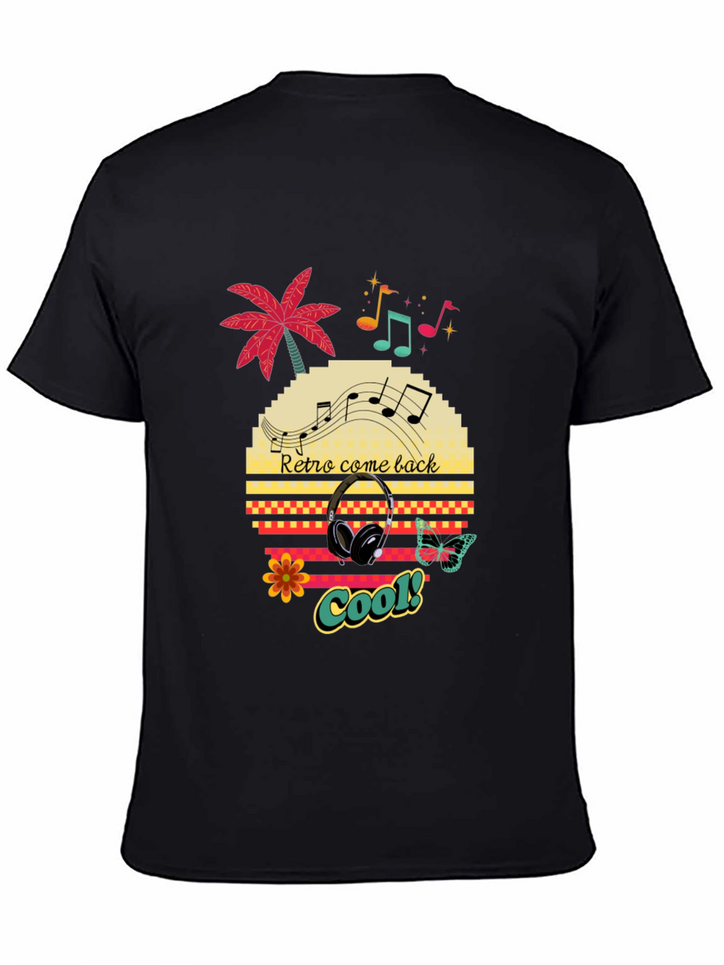 Retro Comeback Graphic T-Shirt - Cool Design