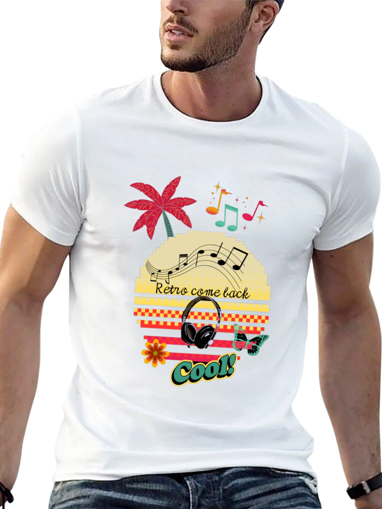 Retro Comeback Graphic T-Shirt - Cool Design