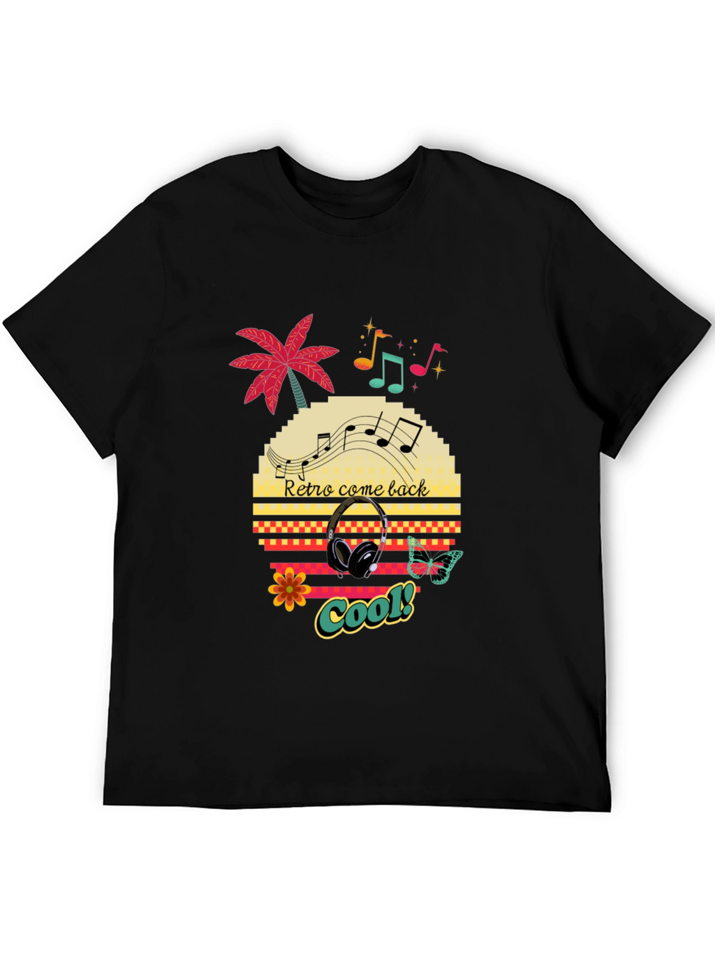 Retro Comeback Graphic T-Shirt - Cool Design