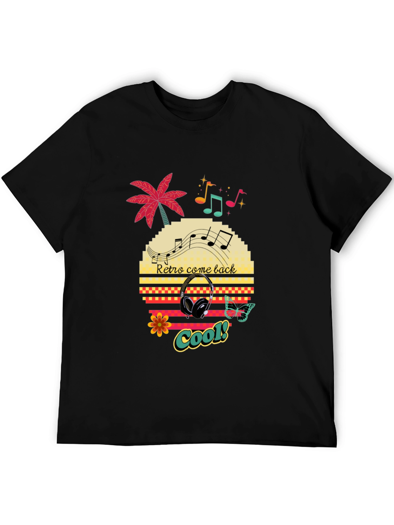 Retro Comeback Graphic T-Shirt - Cool Design