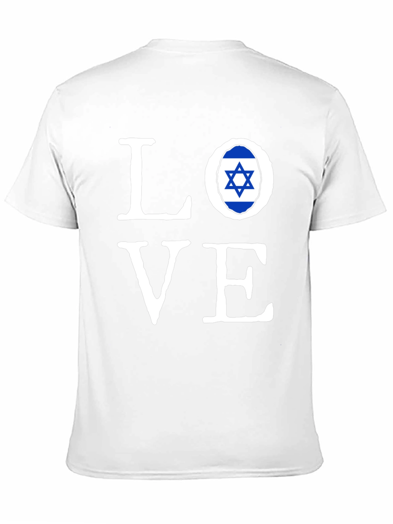 Love Israel Flag T-Shirt - Stylish Graphic Tee