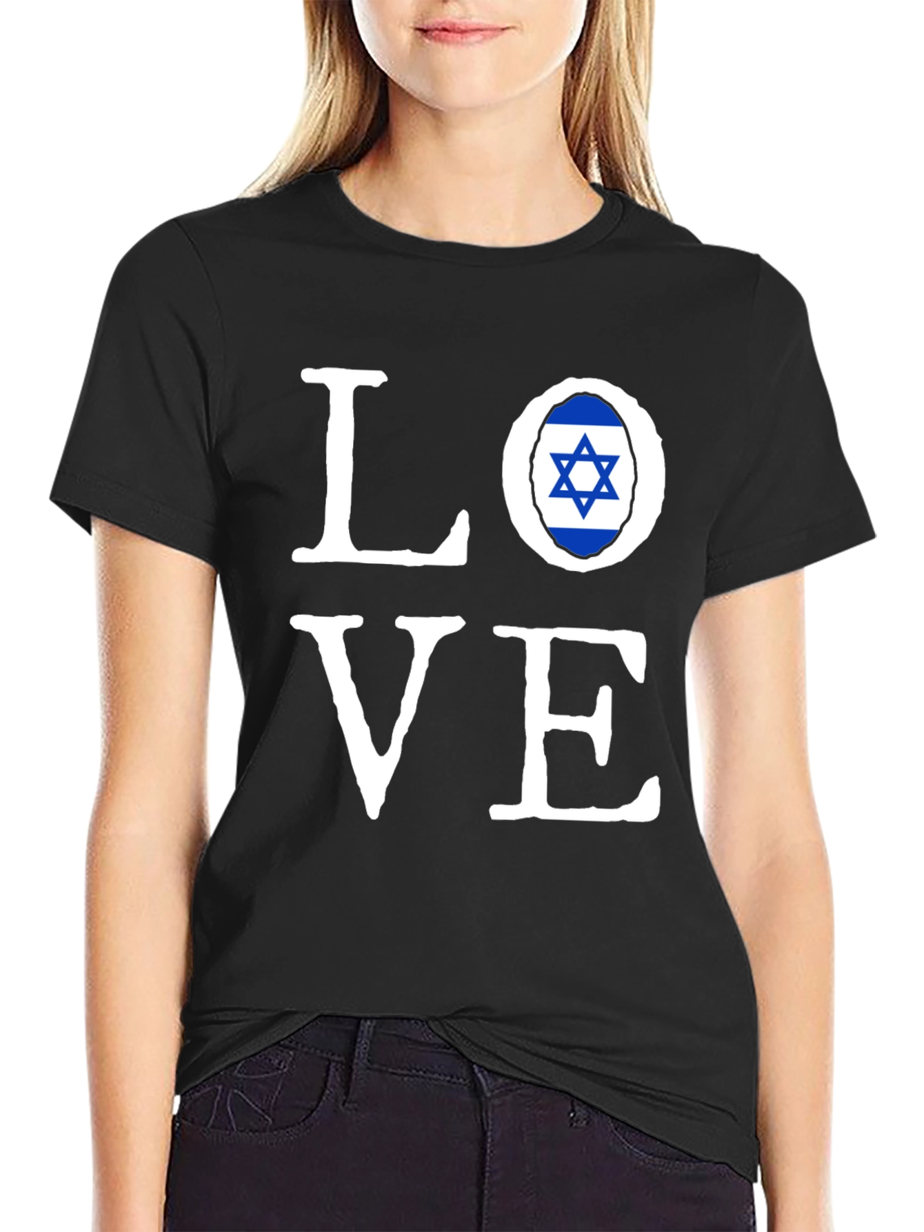 Love Israel Flag T-Shirt - Stylish Graphic Tee