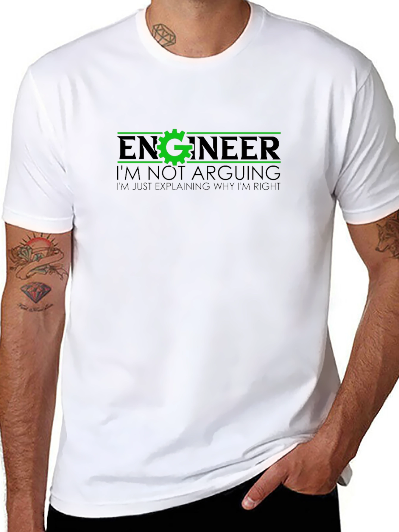 Engineer Funny T-Shirt - Im Not Arguing
