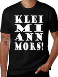 KLEI MI ANN MORS! Black Graphic Tee