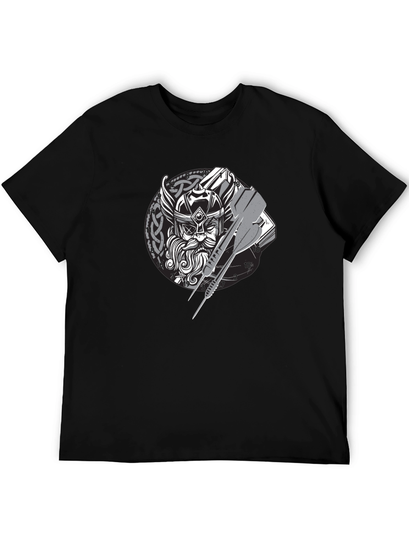 Viking Warrior Dart T-Shirt - Nordic Mythology Tee