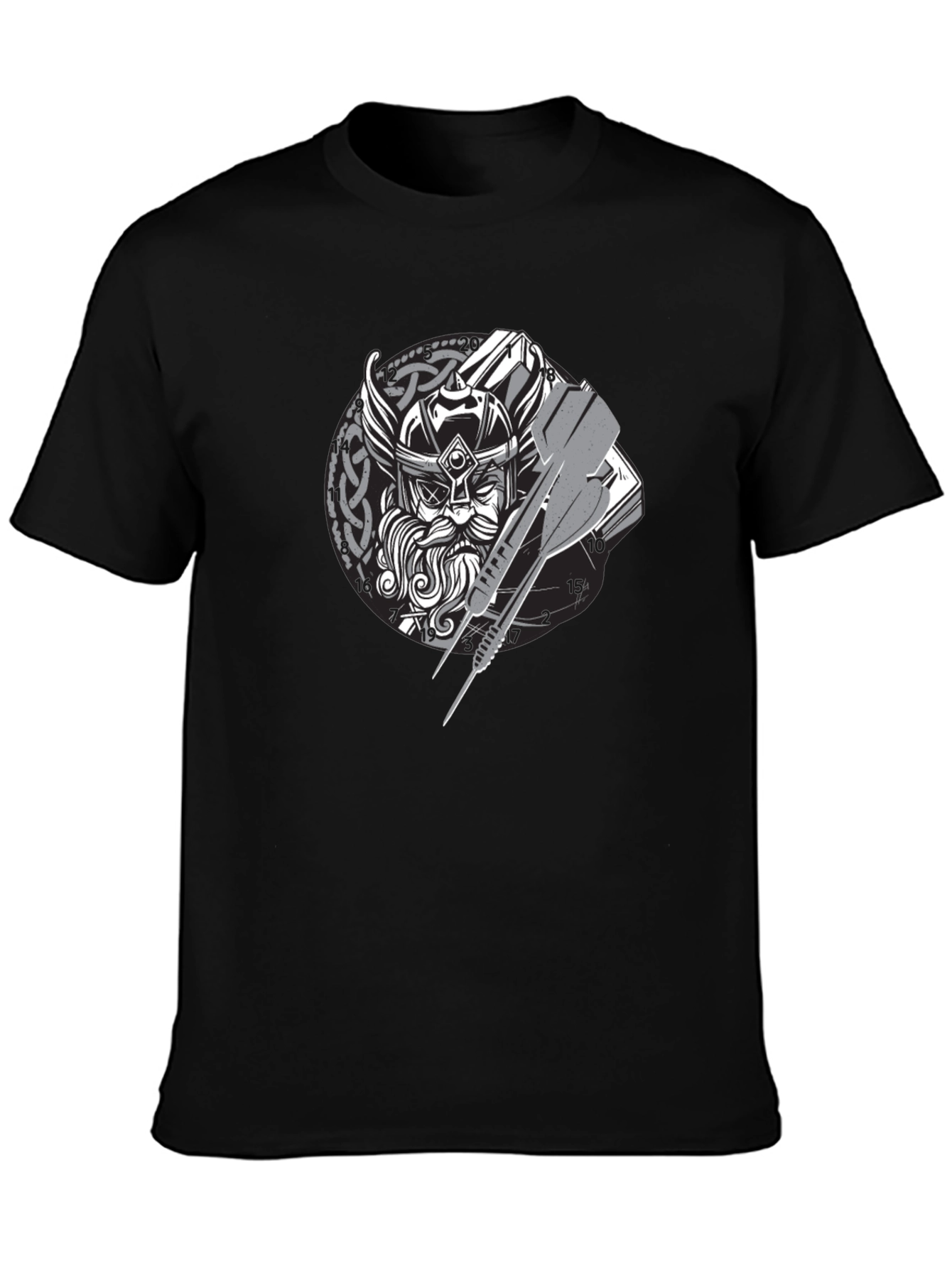 Viking Warrior Dart T-Shirt - Nordic Mythology Tee