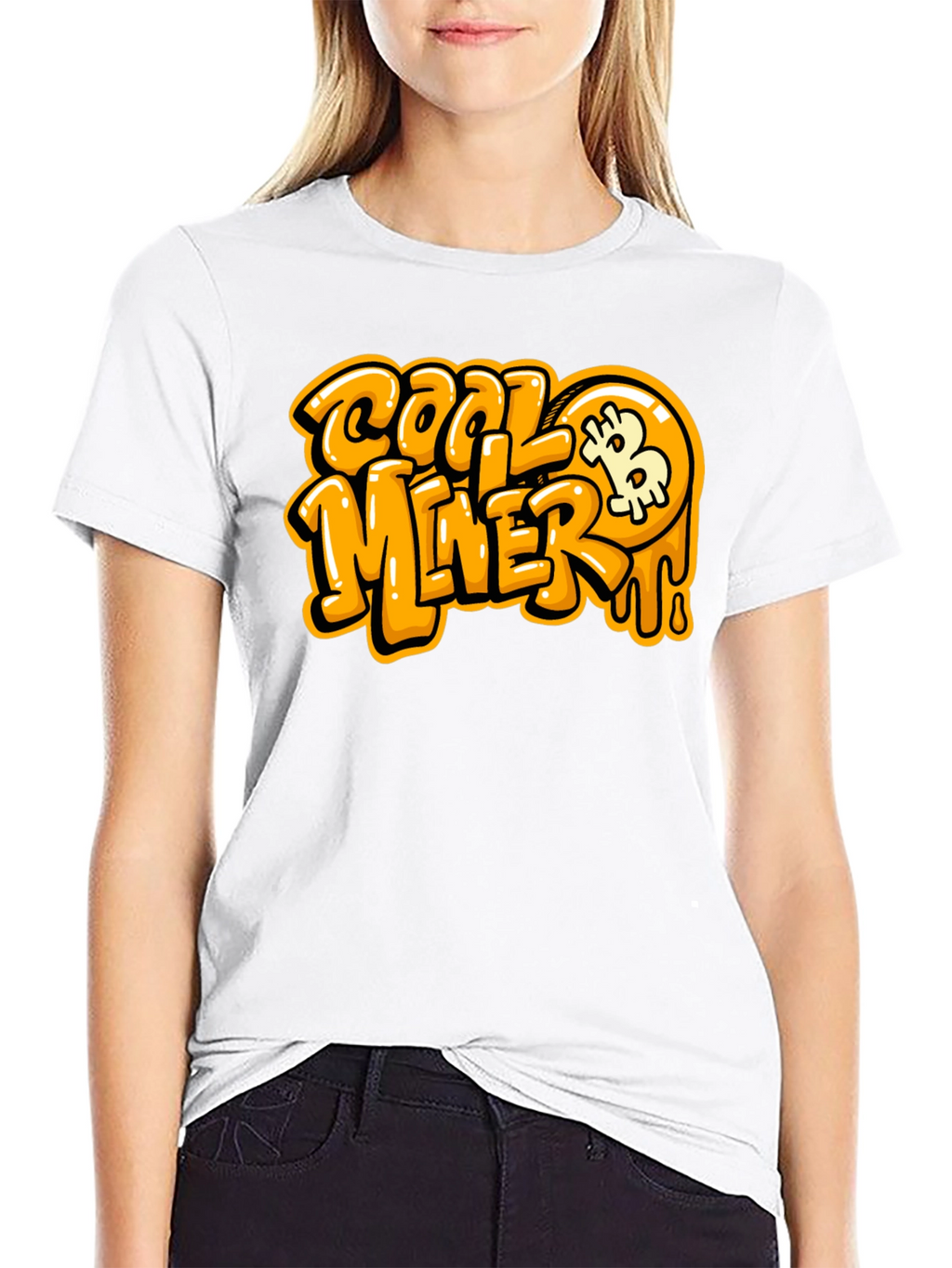 Cool Miner Bitcoin Black T-Shirt