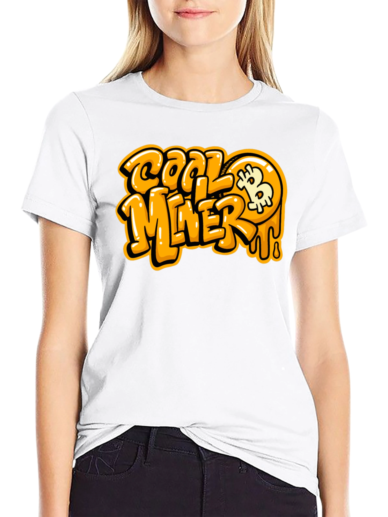 Cool Miner Bitcoin Black T-Shirt