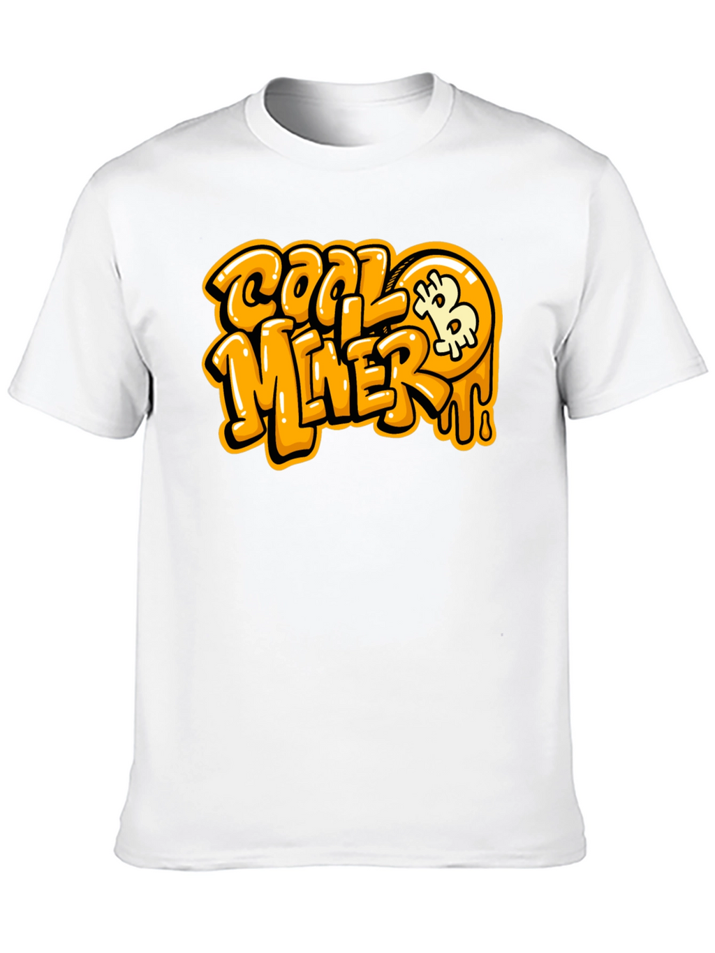 Cool Miner Bitcoin Black T-Shirt