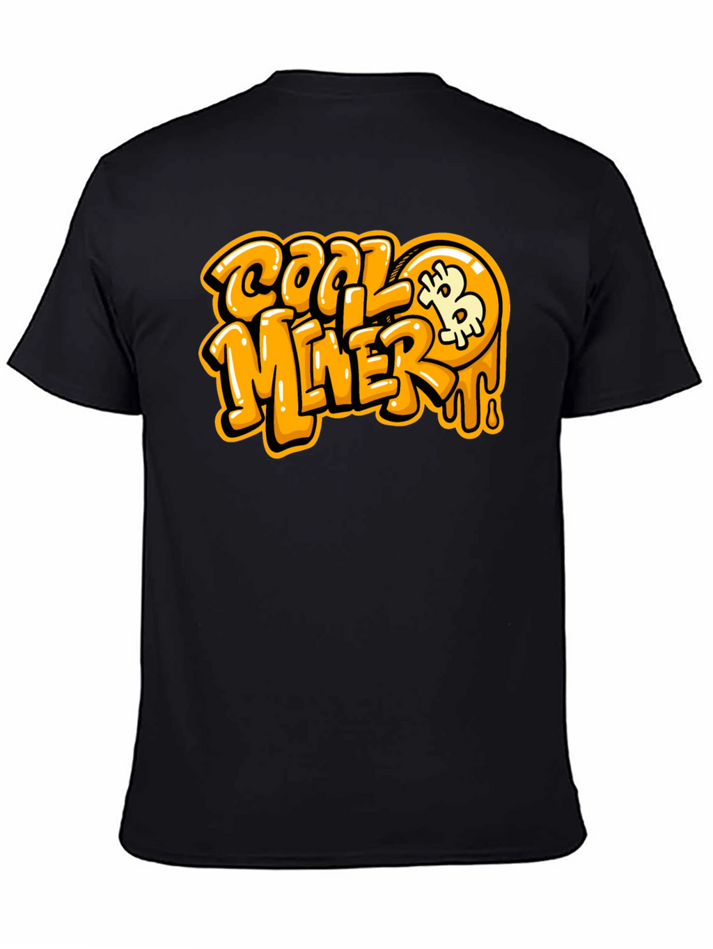 Cool Miner Bitcoin Black T-Shirt