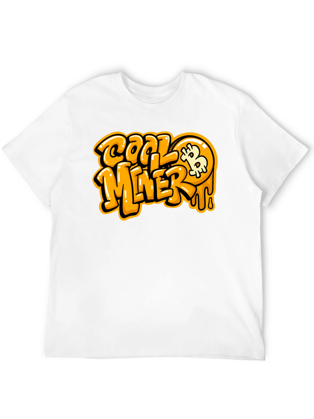 Cool Miner Bitcoin Black T-Shirt