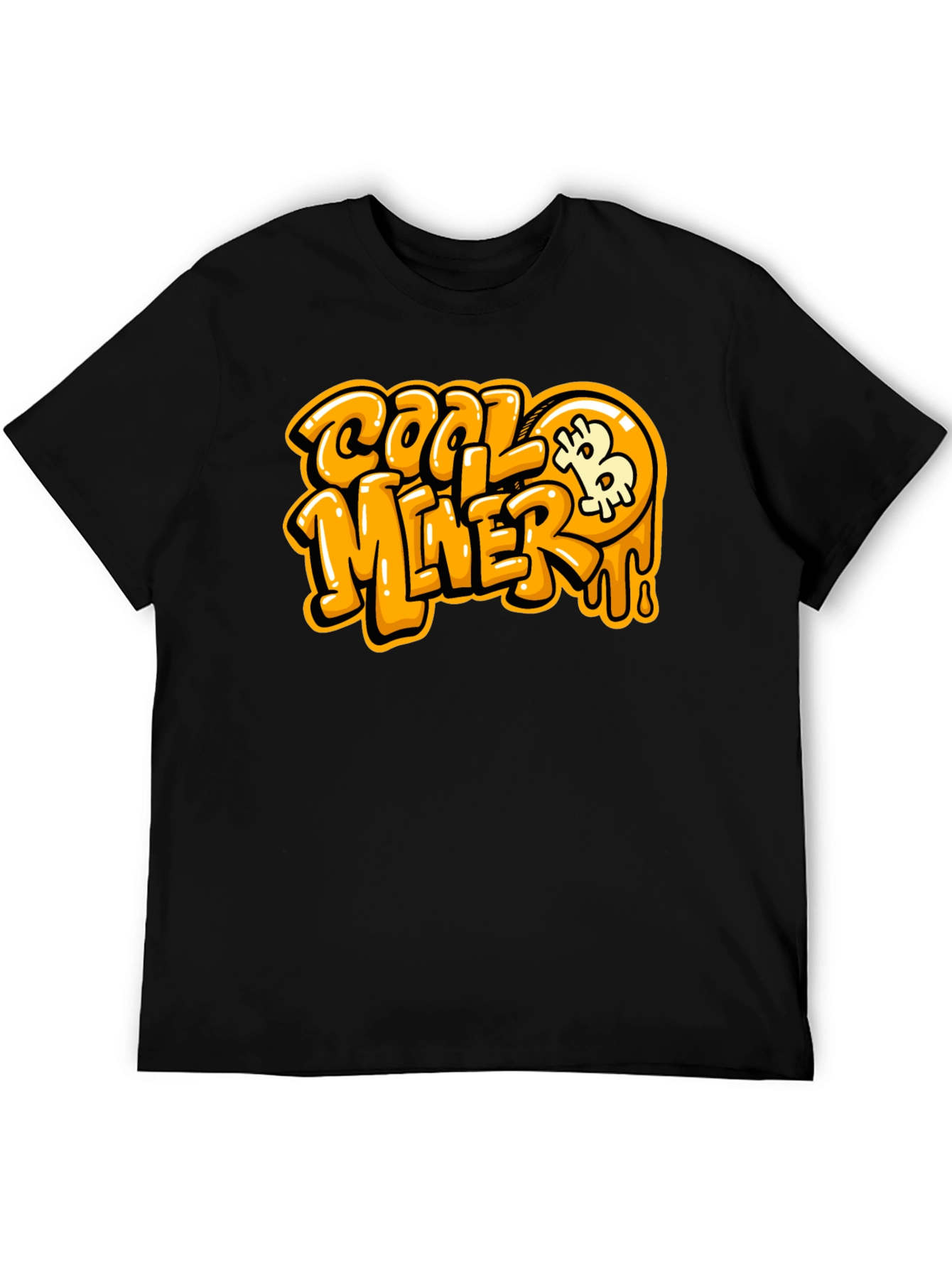 Cool Miner Bitcoin Black T-Shirt