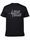 Braap Life T-Shirt - Motocross Heartbeat Tee