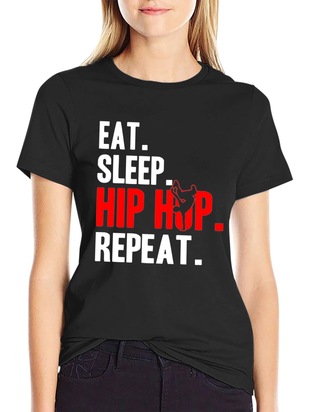 Eat Sleep Hip Hop Repeat Graphic Tee