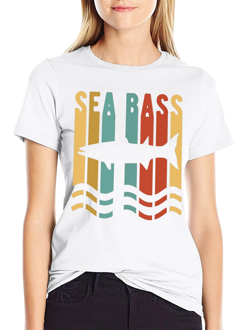 Sea Bass Retro Graphic Tee