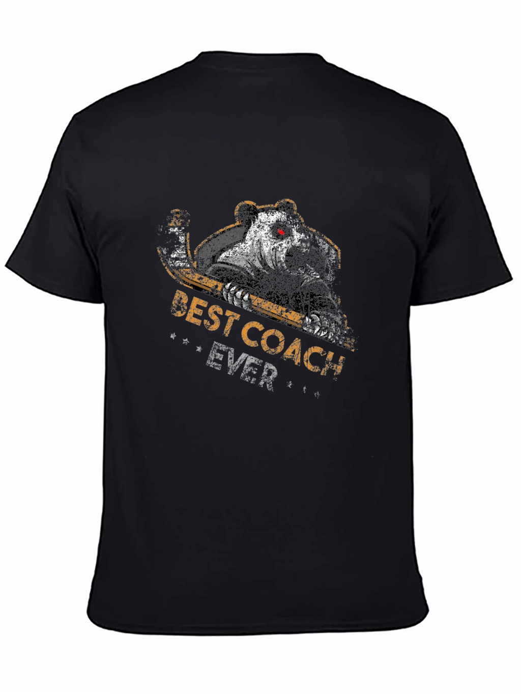 Best Coach Ever Panda Graphic T-Shirt