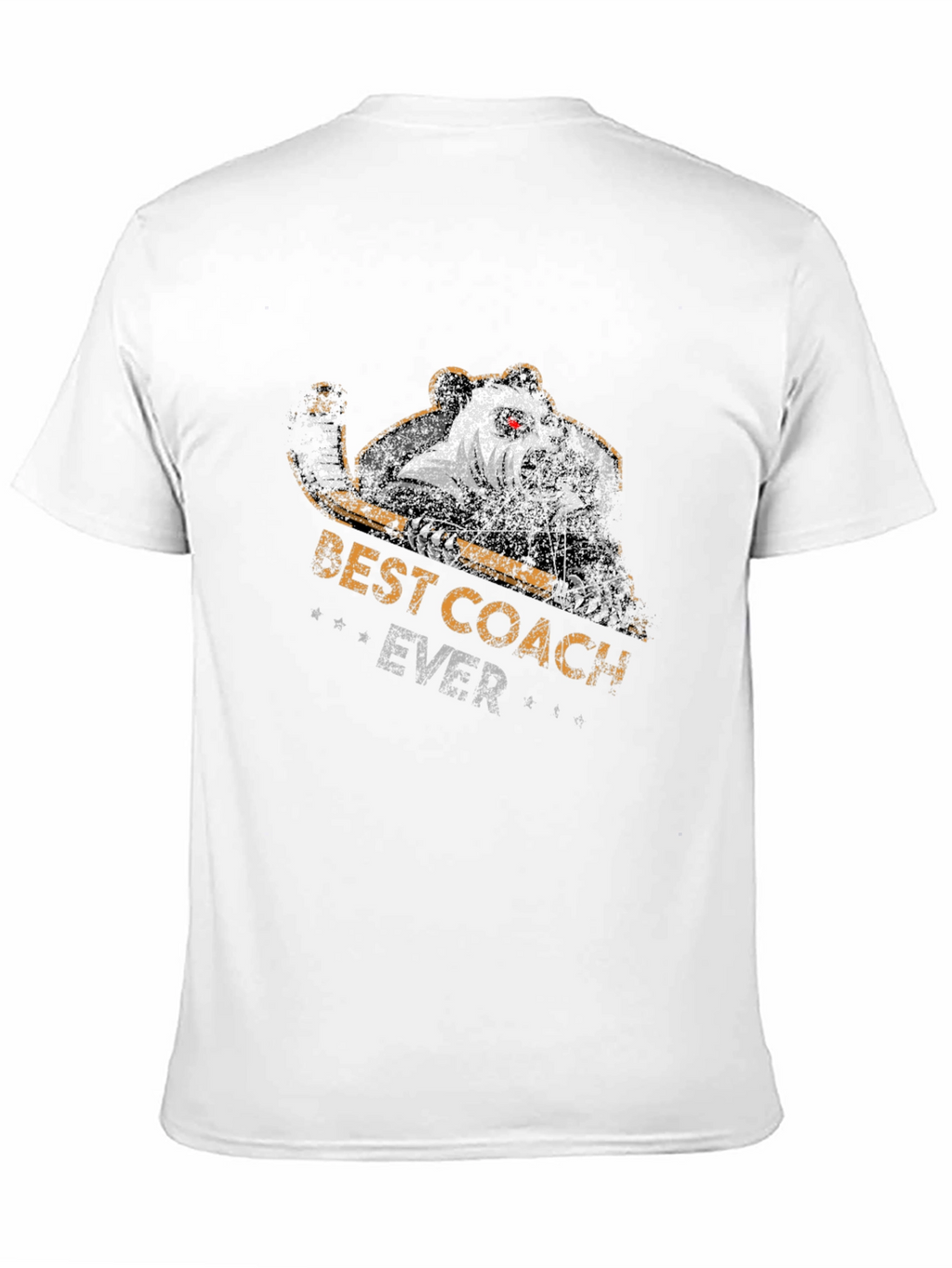 Best Coach Ever Panda Graphic T-Shirt