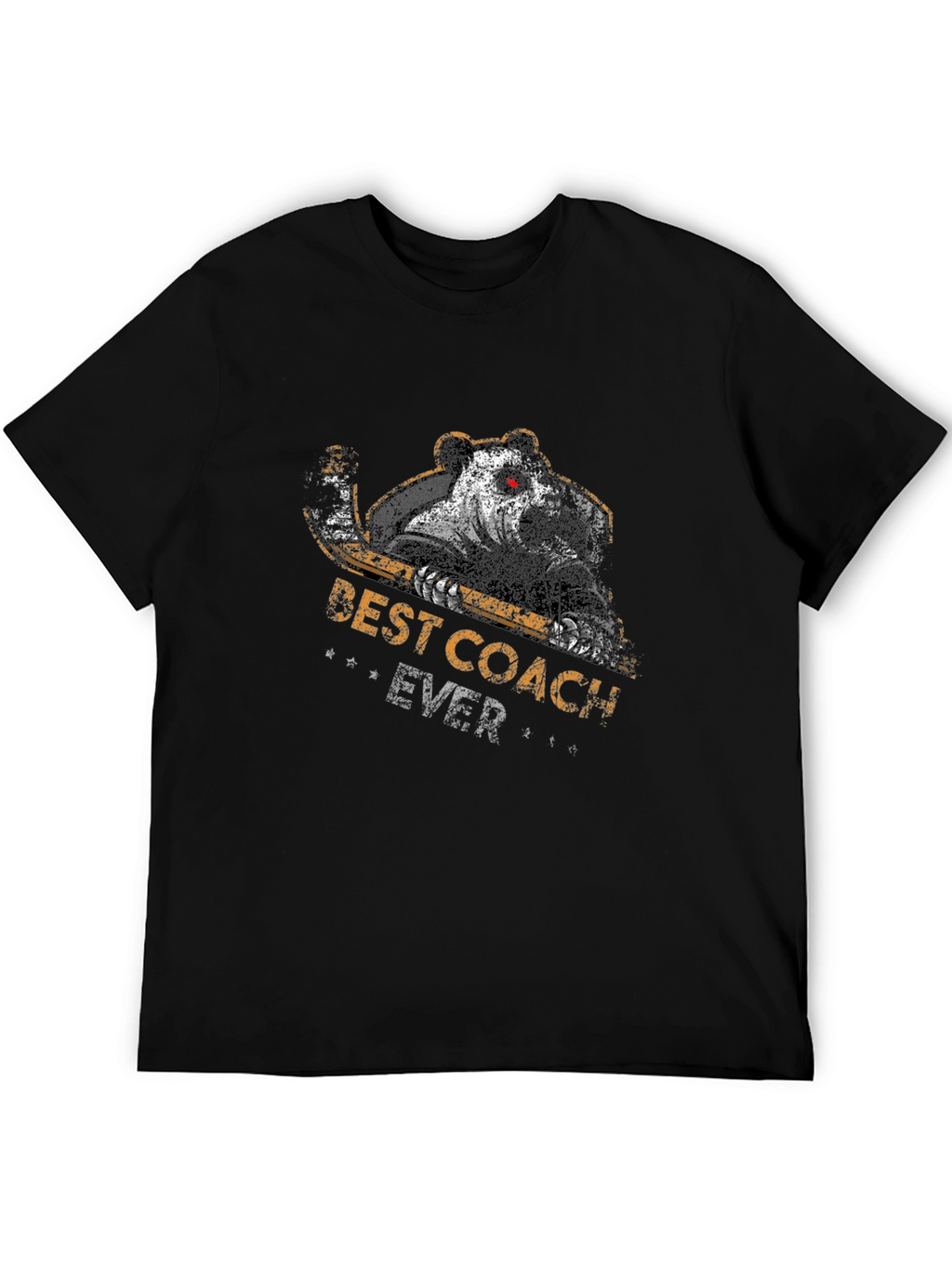Best Coach Ever Panda Graphic T-Shirt