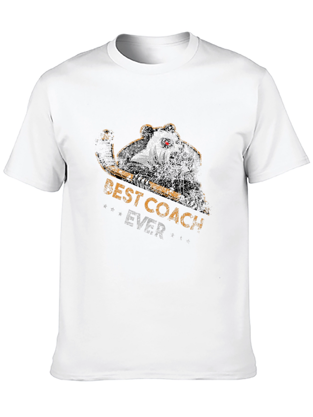 Best Coach Ever Panda Graphic T-Shirt
