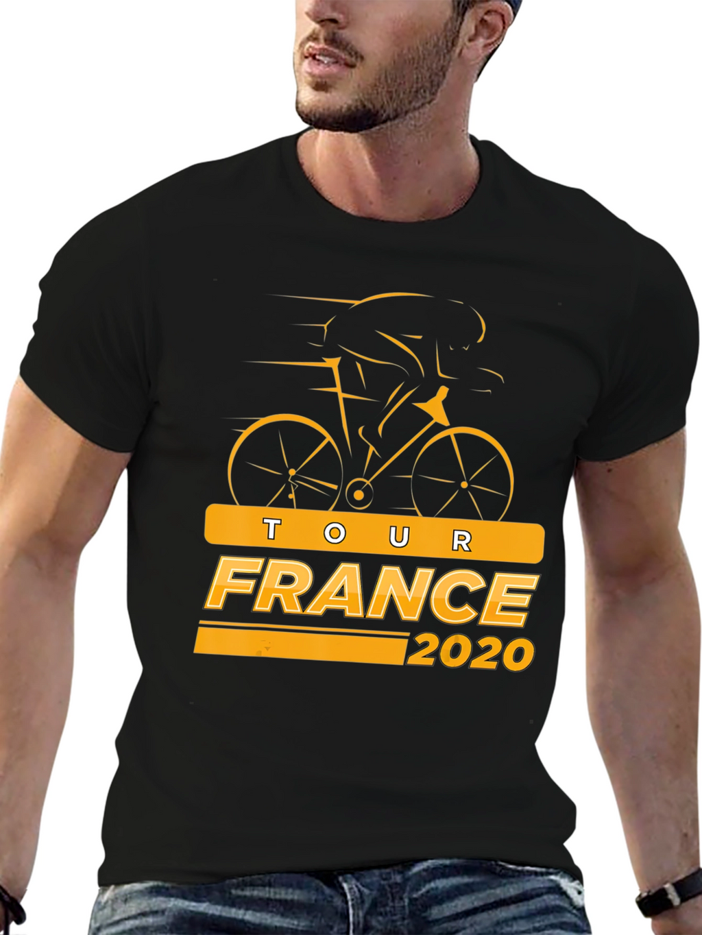 Tour de France 2020 Black T-Shirt
