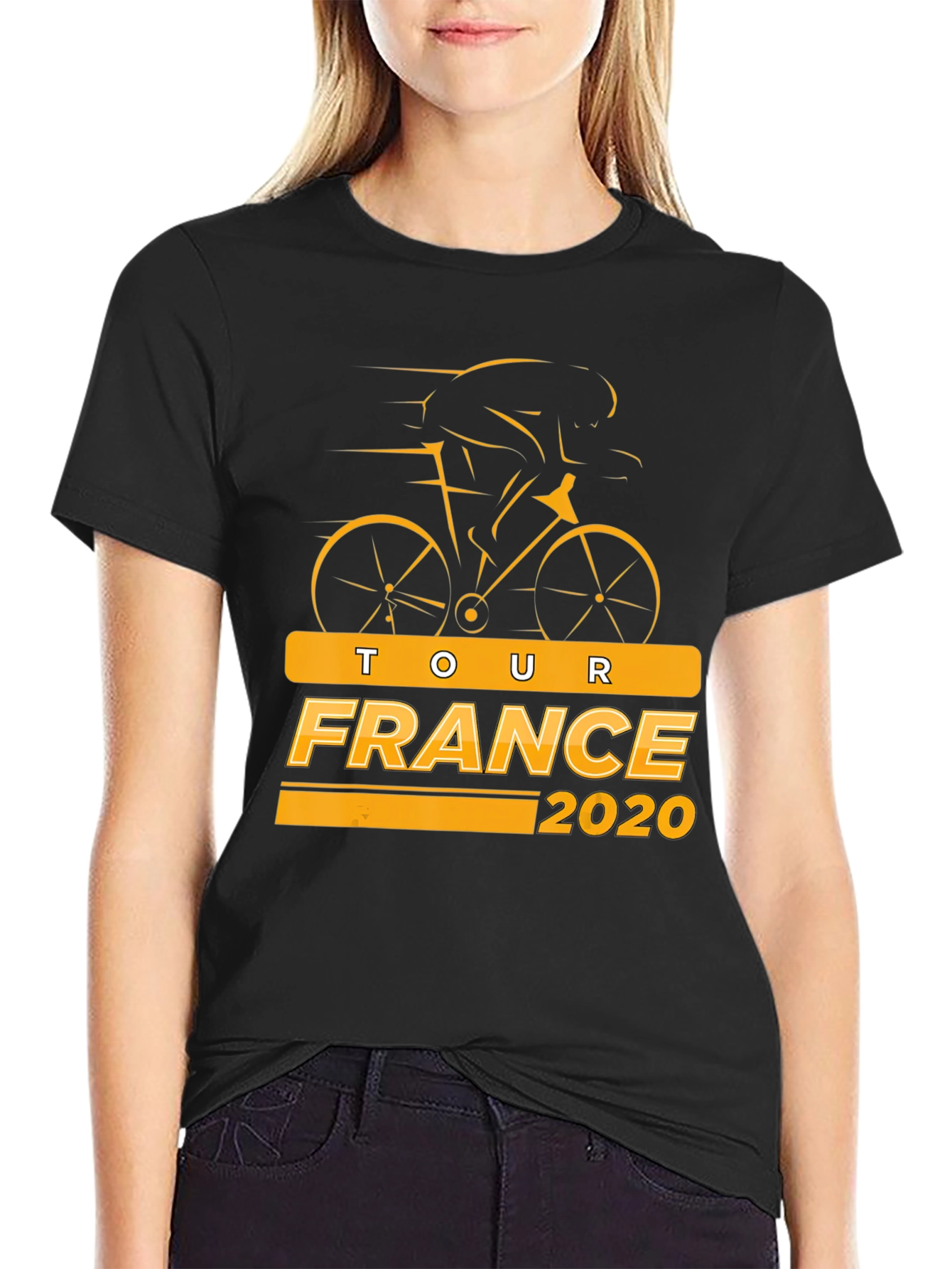Tour de France 2020 Black T-Shirt