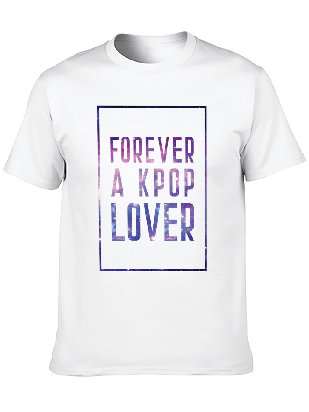 Forever A Kpop Lover Black Graphic Tee