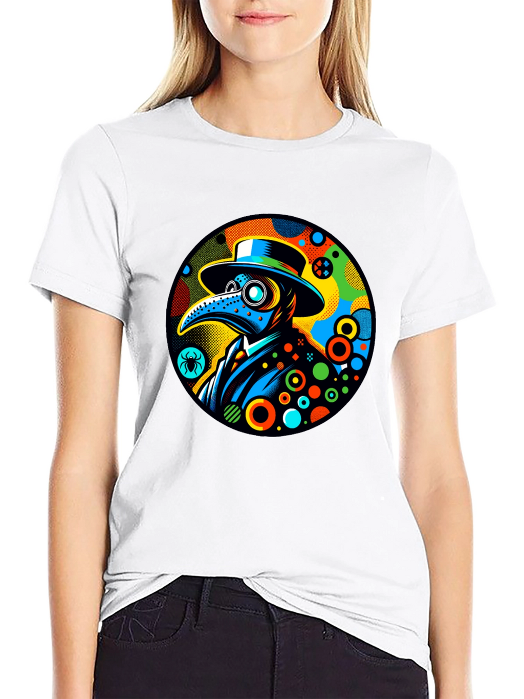 Plague Doctor Graphic Tee - Unique Design