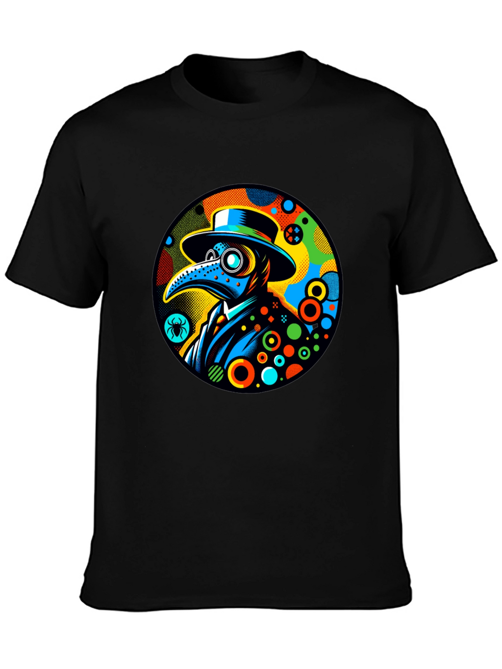 Plague Doctor Graphic Tee - Unique Design