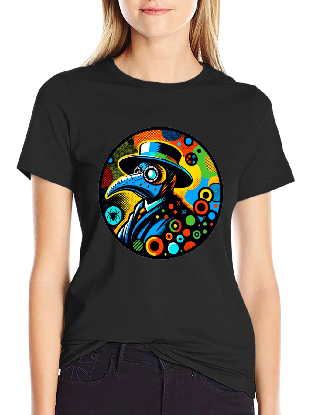 Plague Doctor Graphic Tee - Unique Design