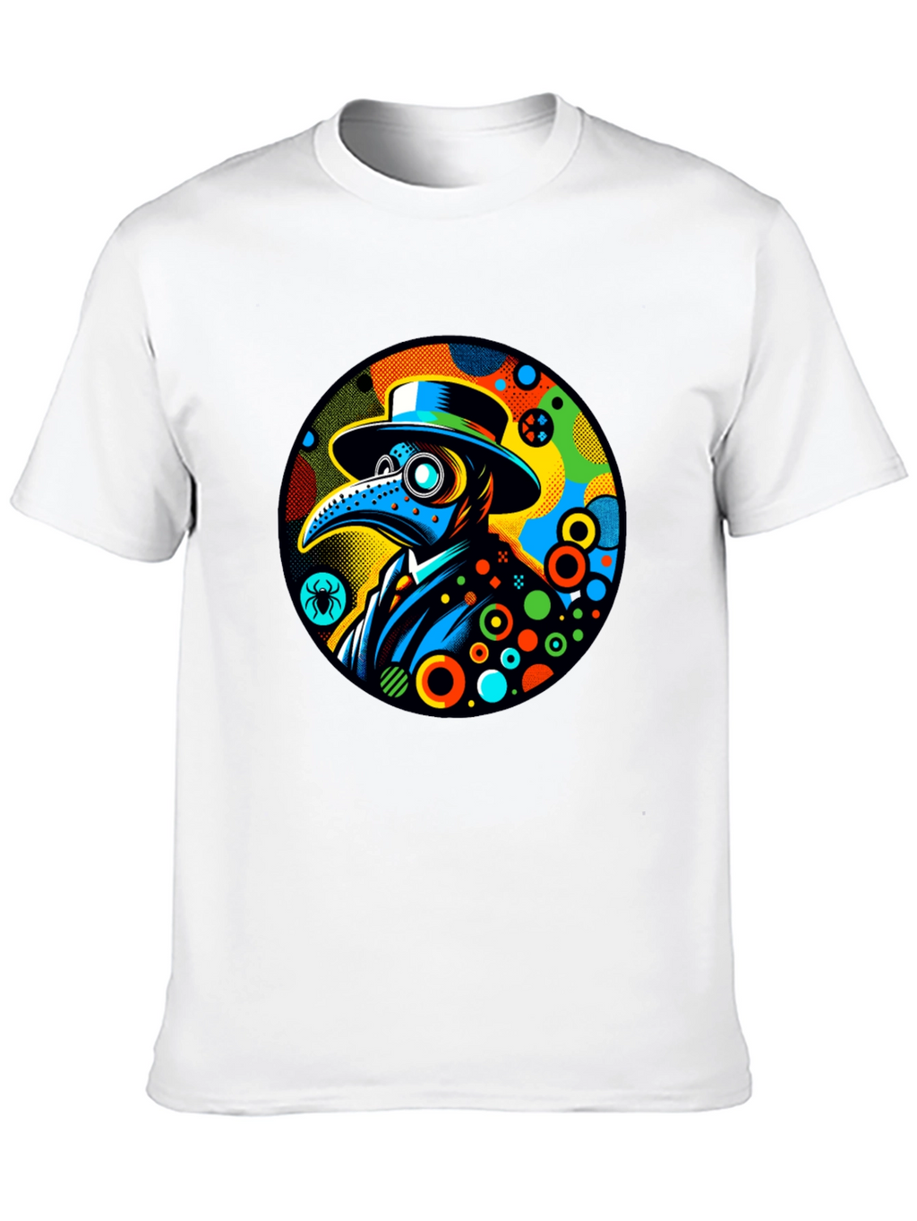 Plague Doctor Graphic Tee - Unique Design