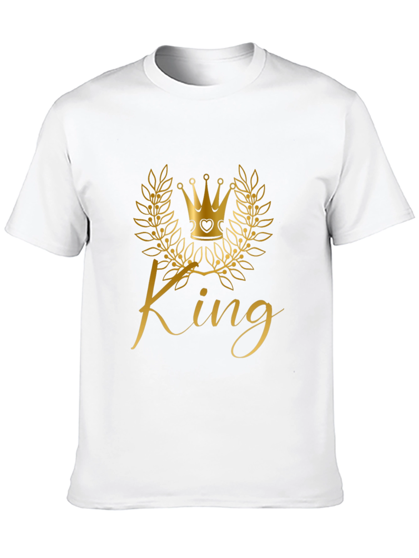 King Crown Graphic Black T-Shirt
