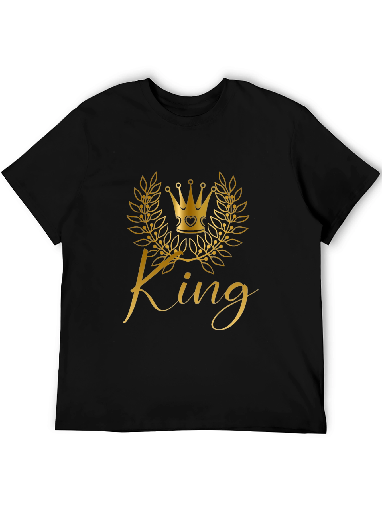 King Crown Graphic Black T-Shirt