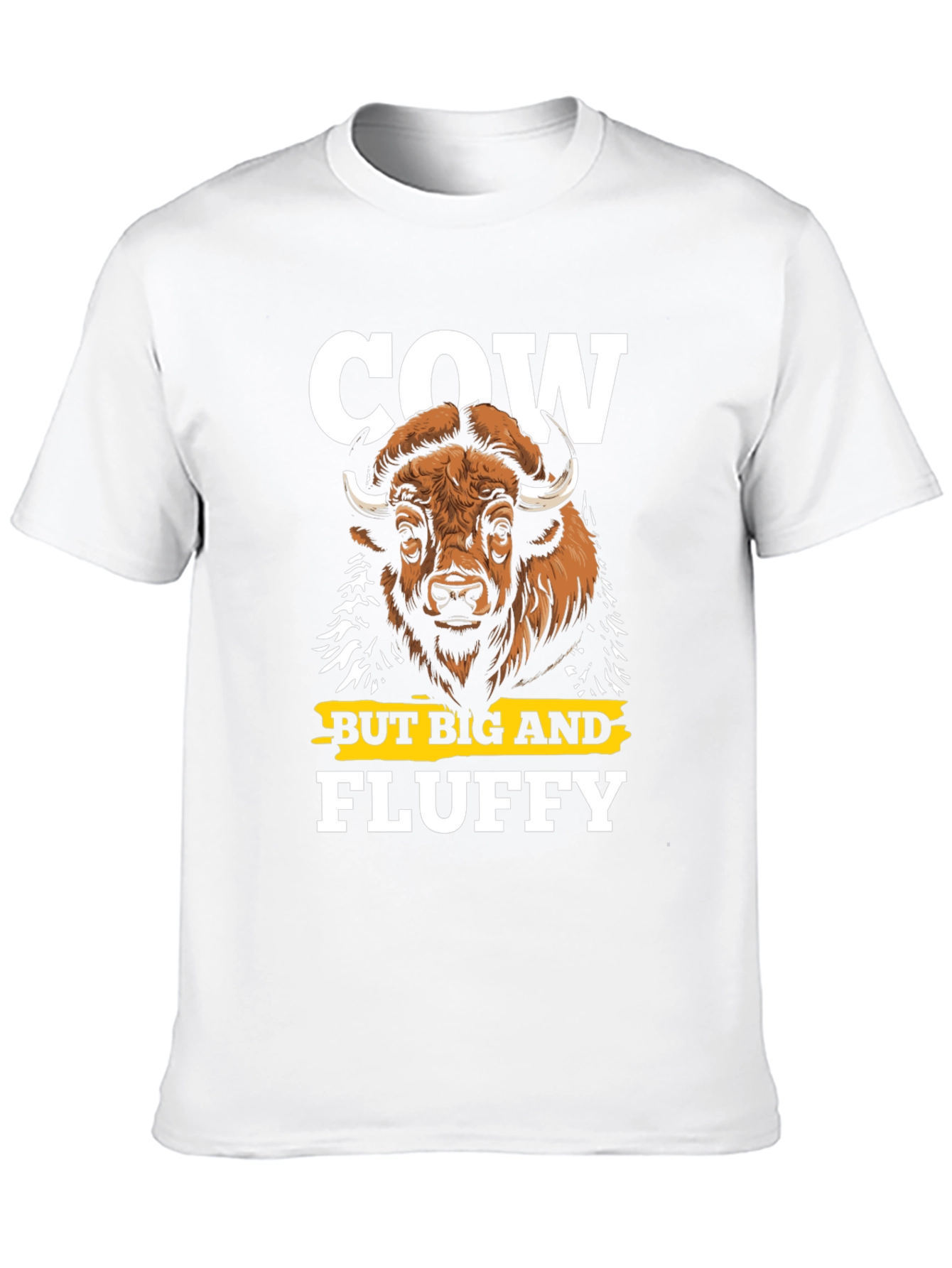 Cow But Big and Fluffy Graphic T-Shirt