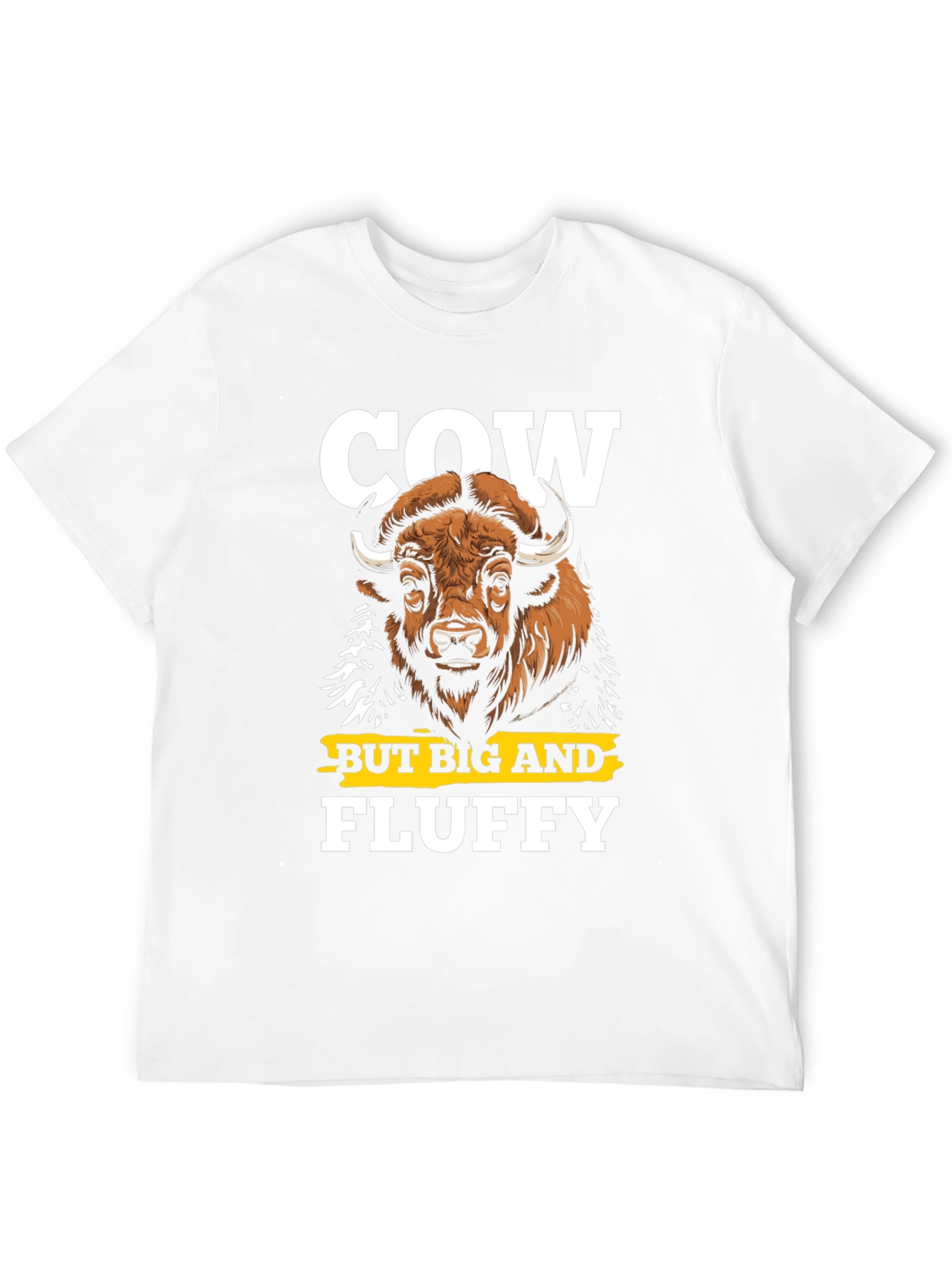 Cow But Big and Fluffy Graphic T-Shirt