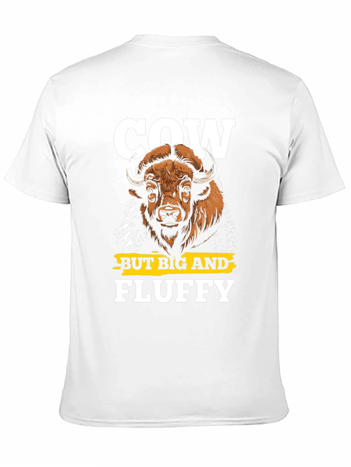 Cow But Big and Fluffy Graphic T-Shirt