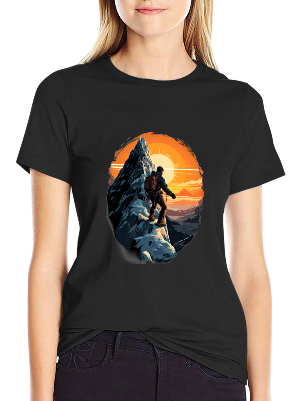 Mountain Climber Graphic Tee - Adventure Awaits