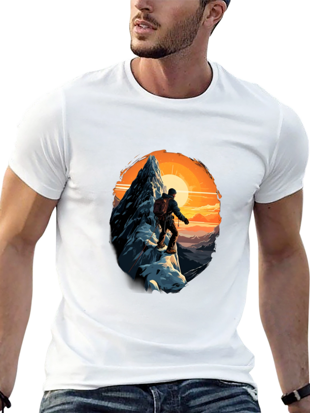 Mountain Climber Graphic Tee - Adventure Awaits