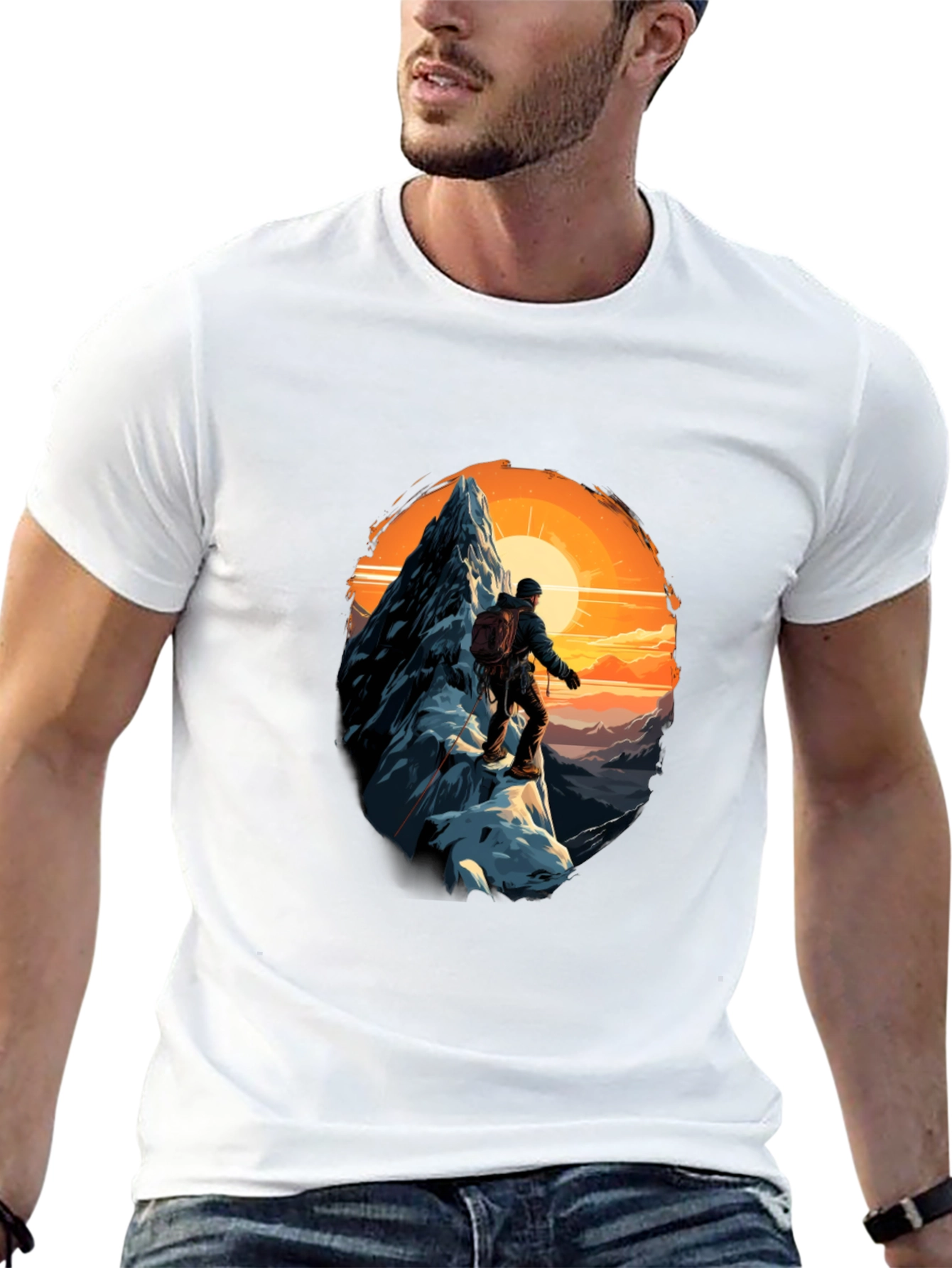 Mountain Climber Graphic Tee - Adventure Awaits