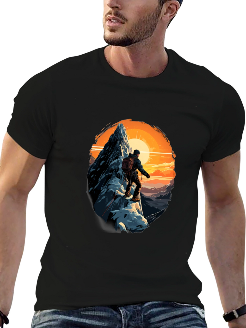 Mountain Climber Graphic Tee - Adventure Awaits