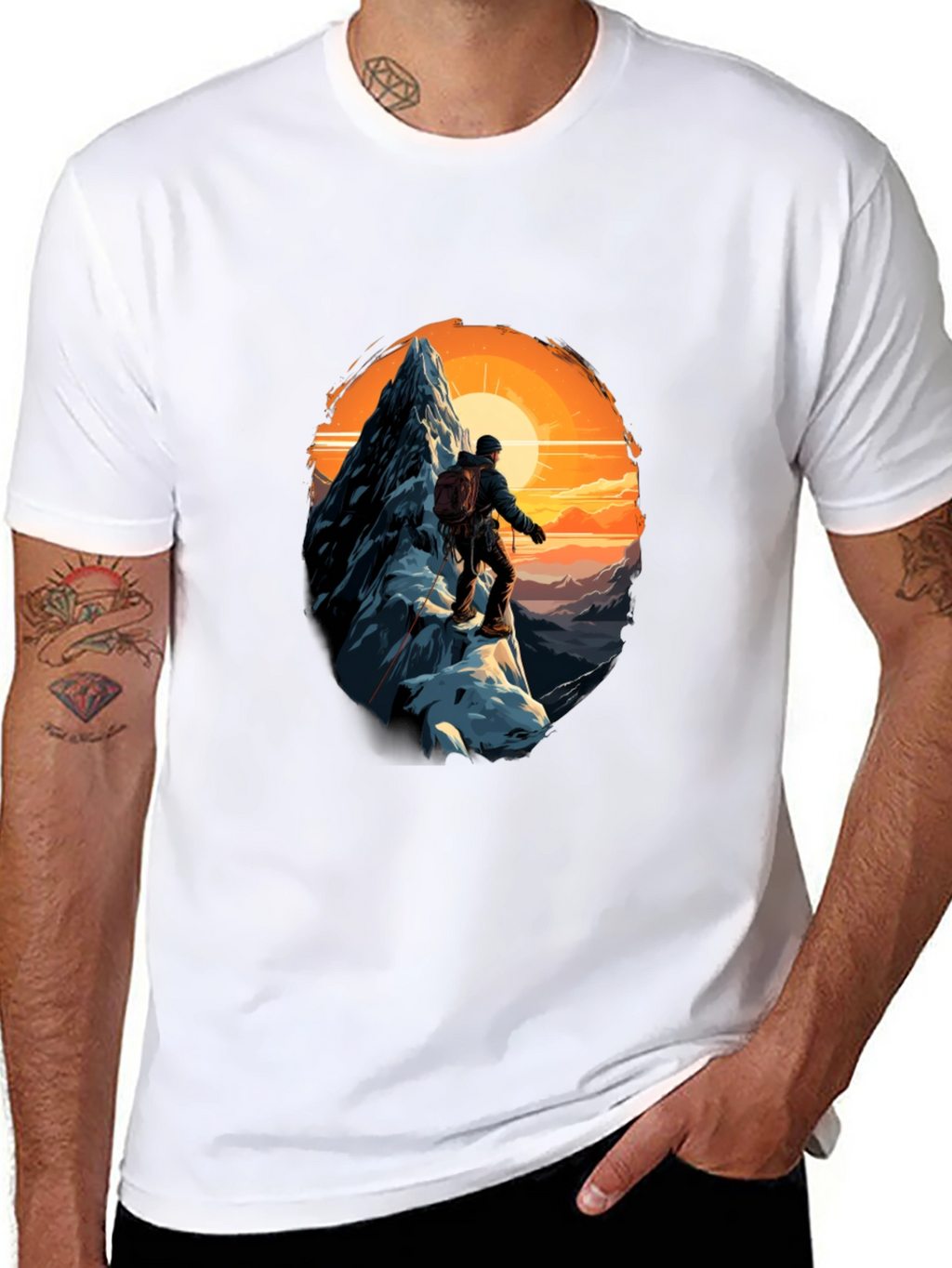 Mountain Climber Graphic Tee - Adventure Awaits