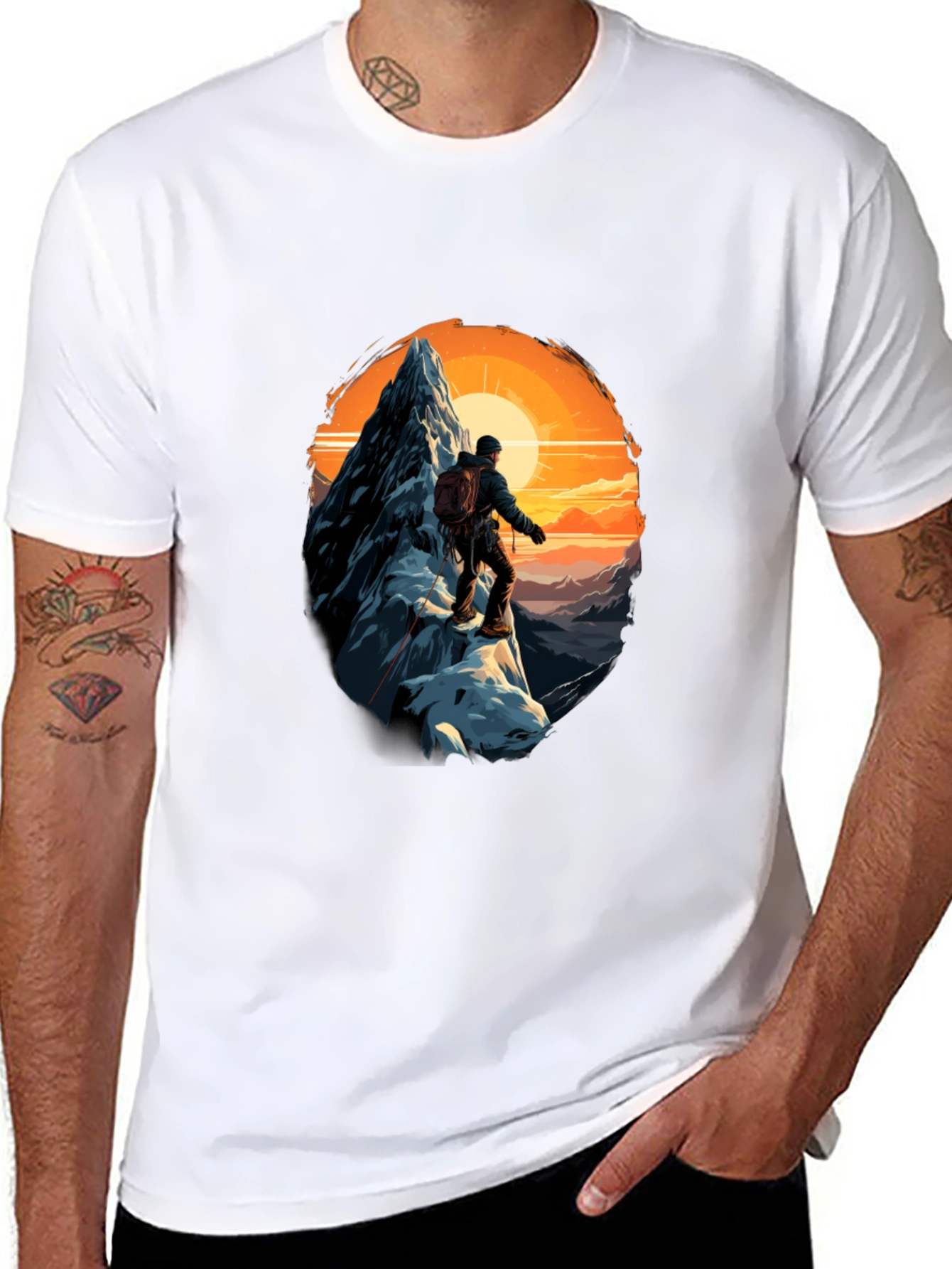 Mountain Climber Graphic Tee - Adventure Awaits