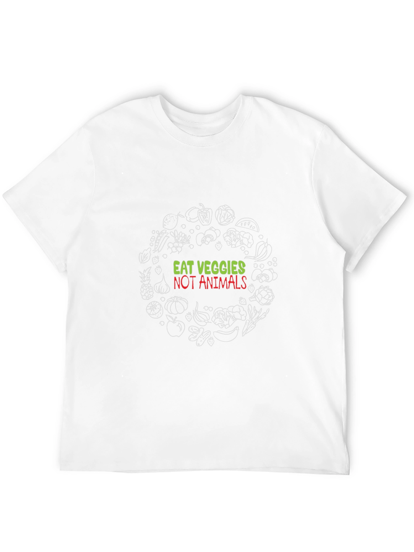Eat Veggies Not Animals Vegan T-Shirt