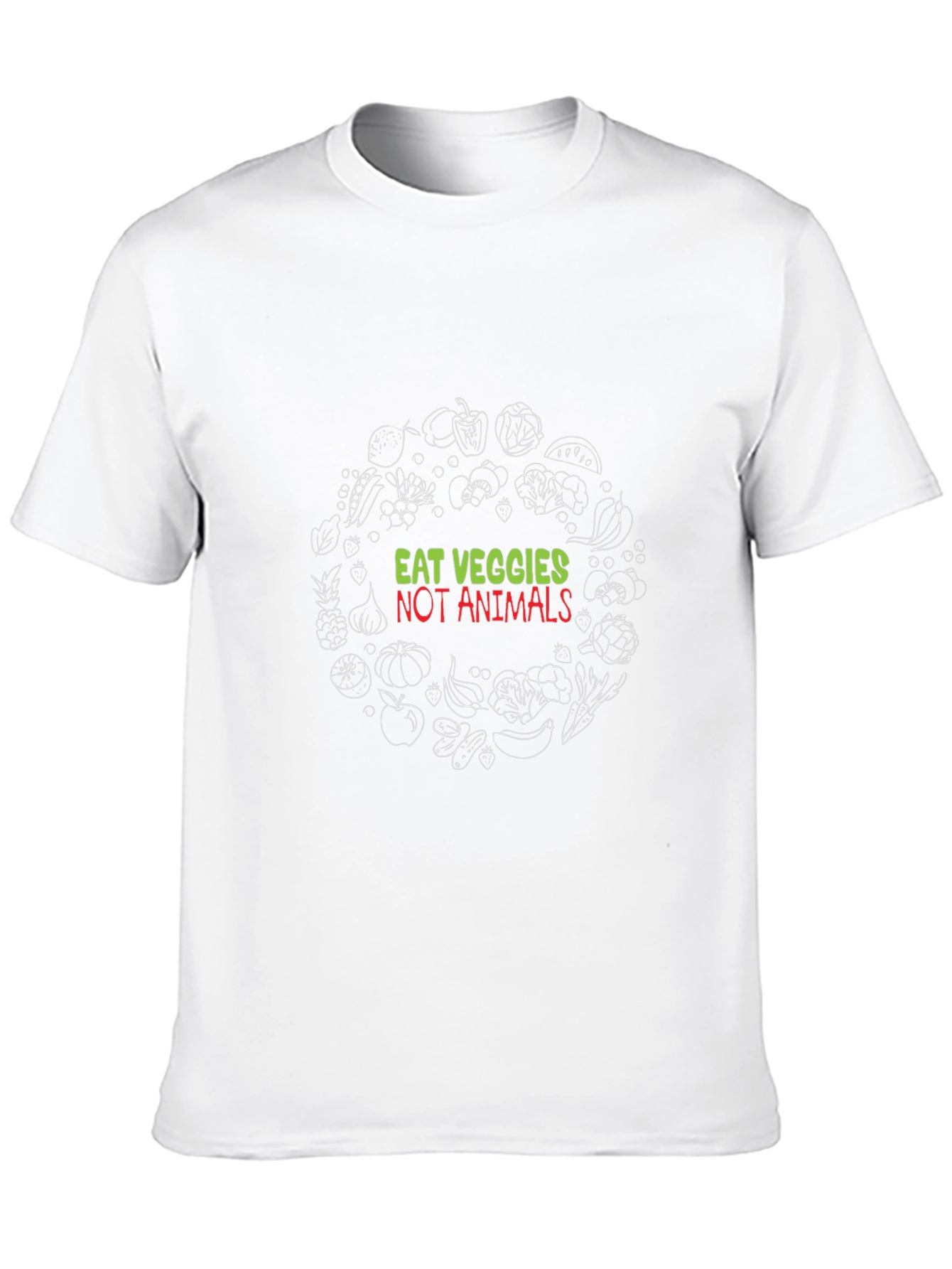 Eat Veggies Not Animals Vegan T-Shirt
