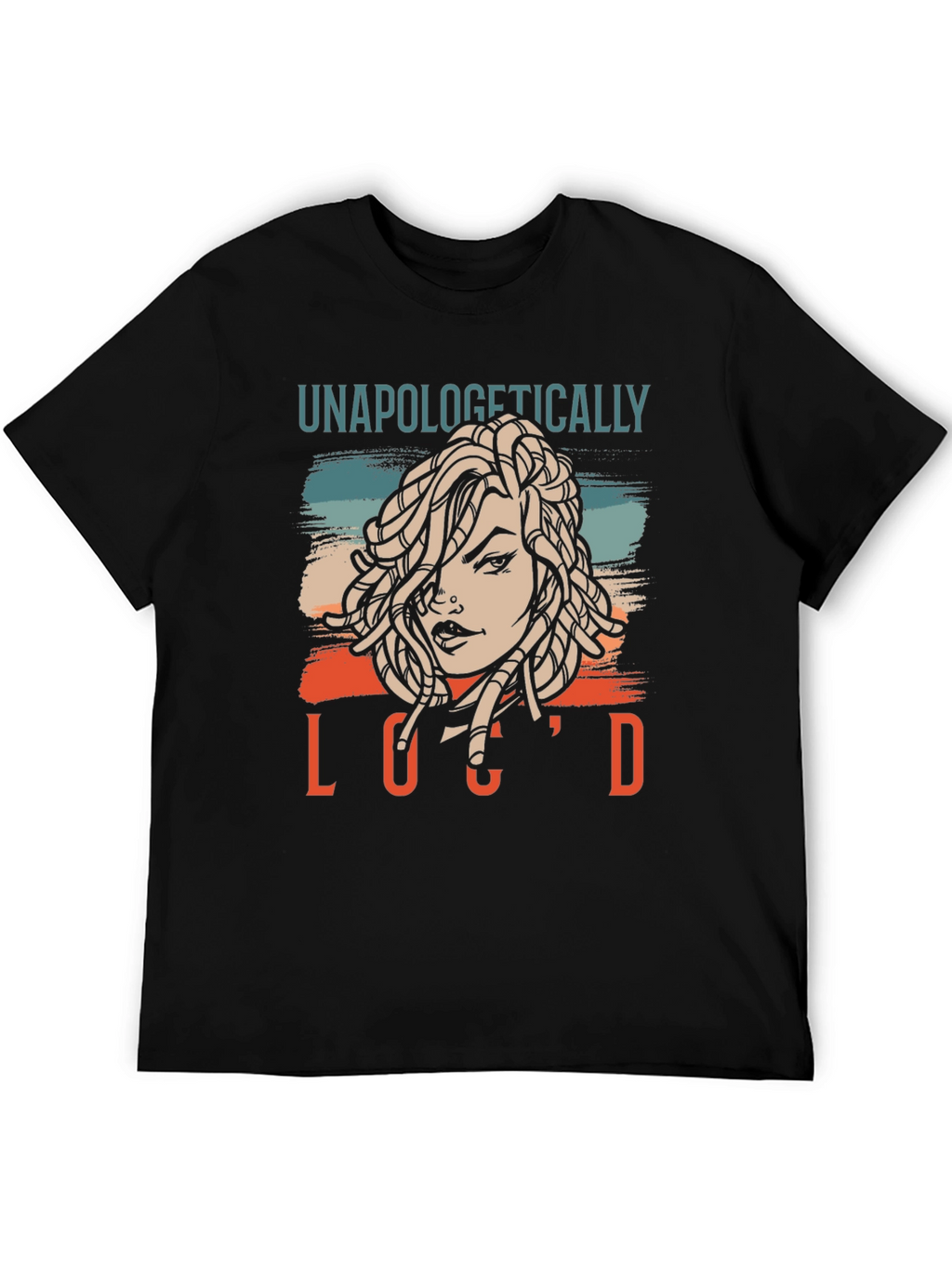 Unapologetically Locd Graphic T-Shirt - Black