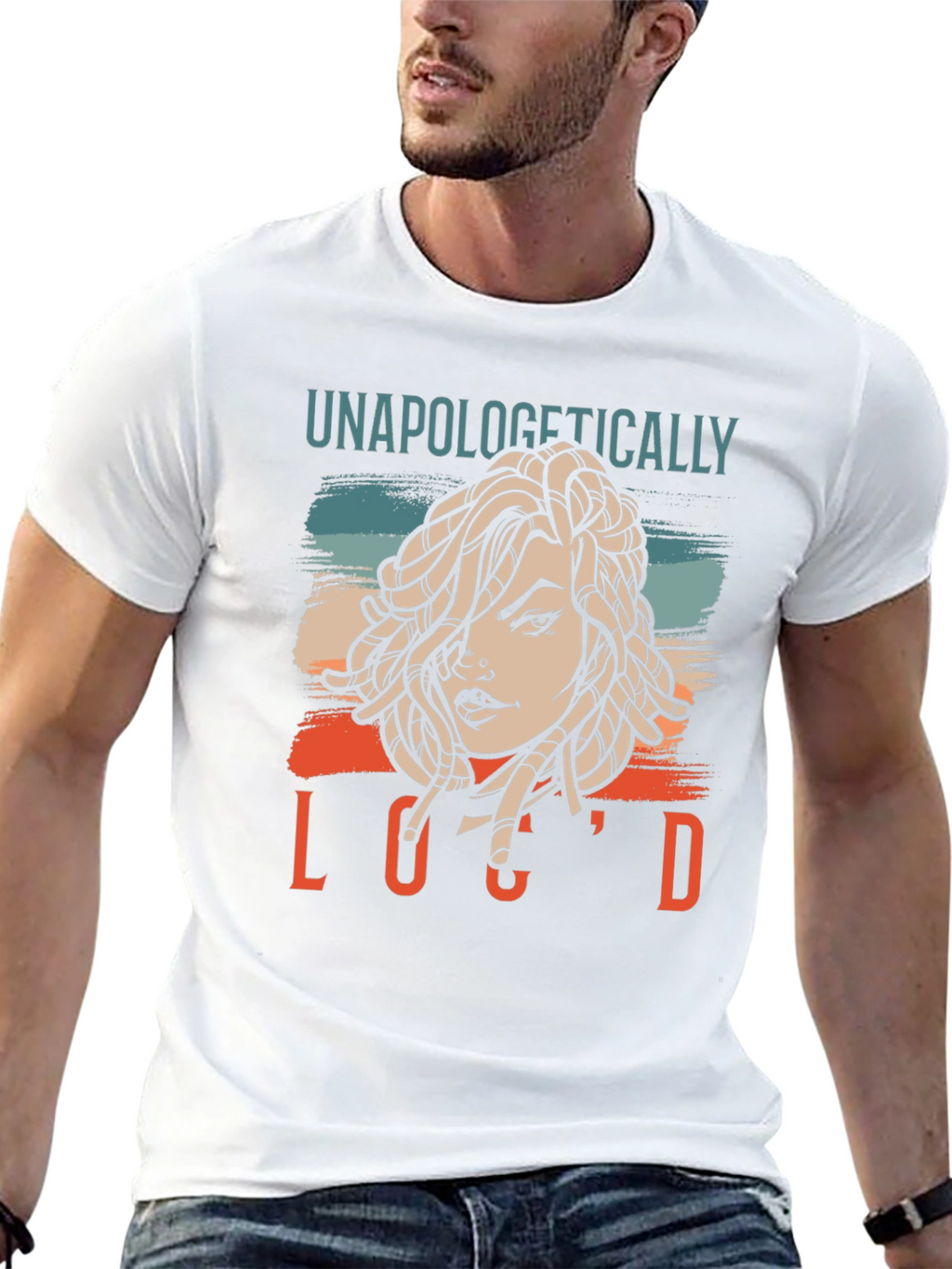 Unapologetically Locd Graphic T-Shirt - Black
