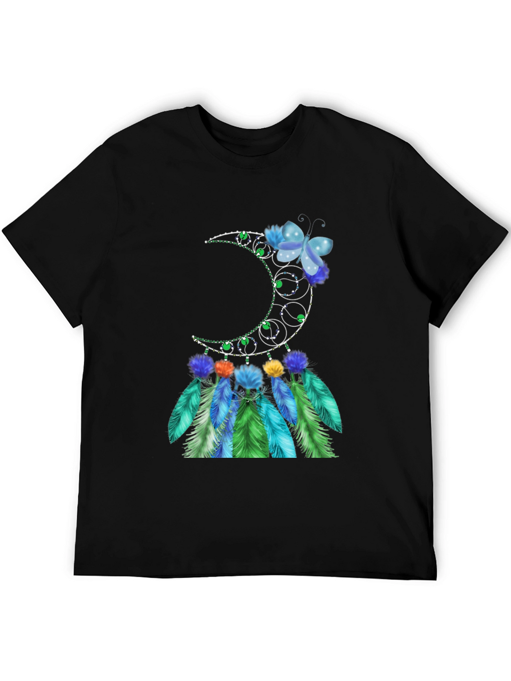Moon Butterfly Dreamcatcher Graphic Tee