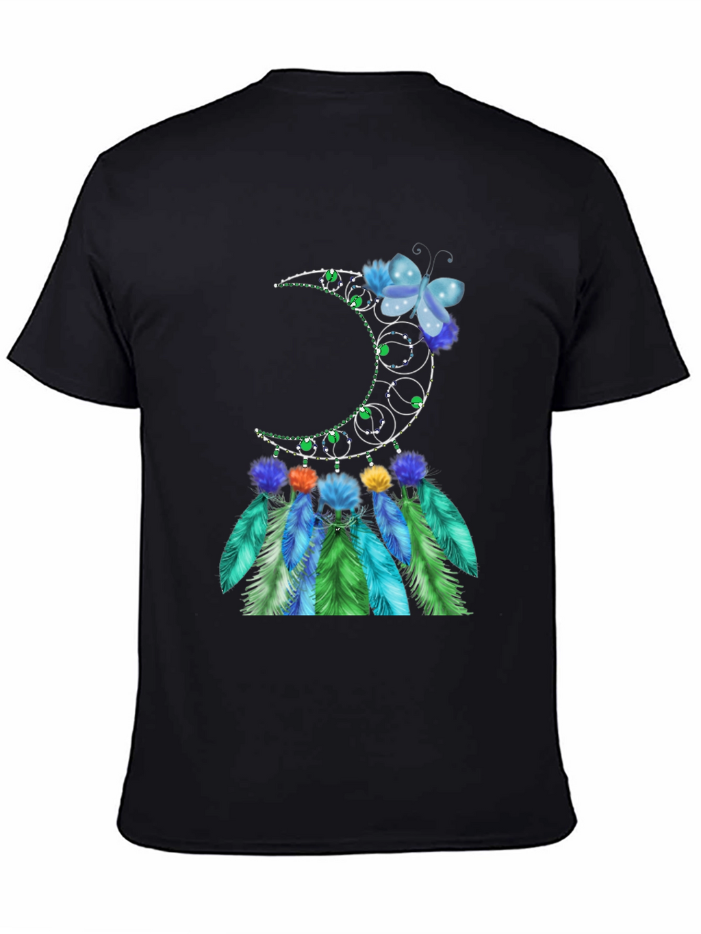 Moon Butterfly Dreamcatcher Graphic Tee