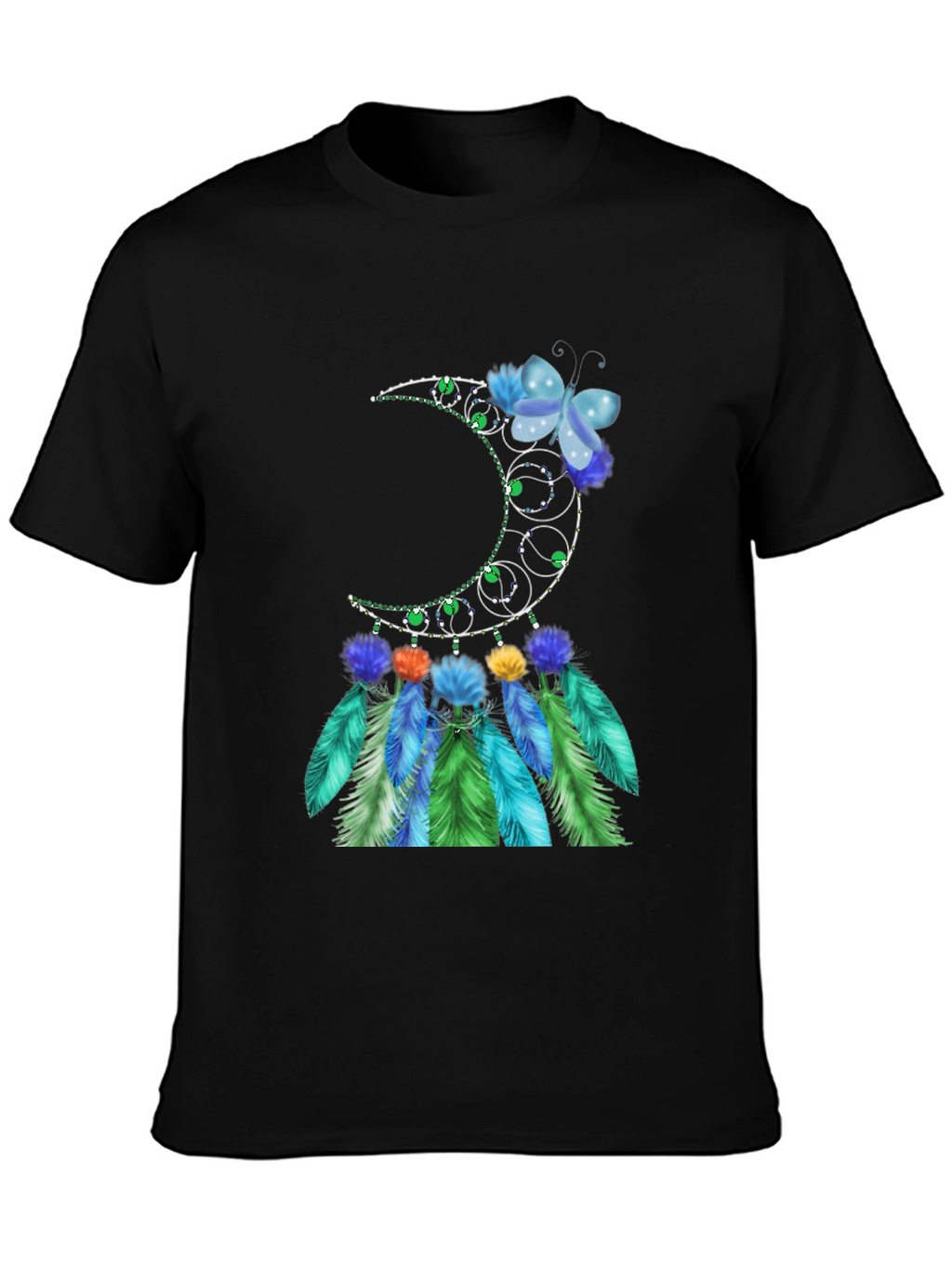 Moon Butterfly Dreamcatcher Graphic Tee
