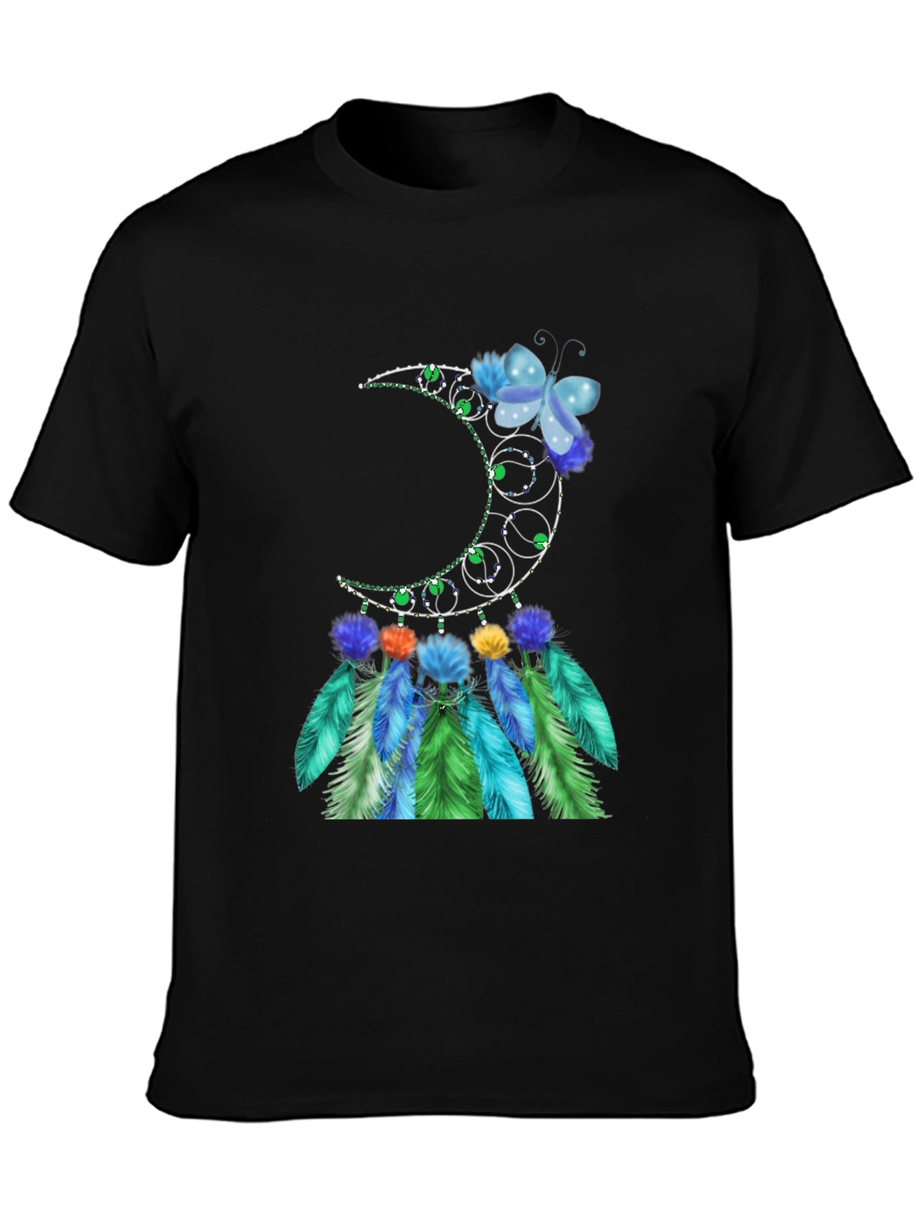 Moon Butterfly Dreamcatcher Graphic Tee